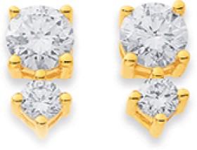 10ct-Lab-Diamond-Earrings on sale