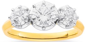 14ct-15ct-Total-Weight-Lab-Grown-Diamond-3-Stone-Ring-with-080ct-Centre-Stone on sale
