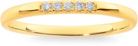 9ct-Diamond-Band on sale