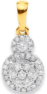 9ct%2C+Diamond+Pendant