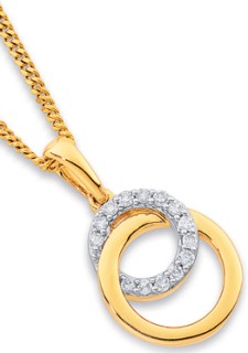 9ct-Diamond-Pendant on sale