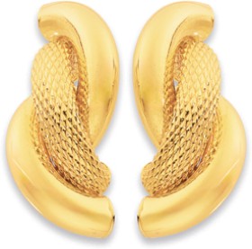 9ct-Diamond-Cut-Twist-Studs on sale