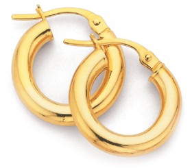 9ct-16mm-Polished-Hoops on sale