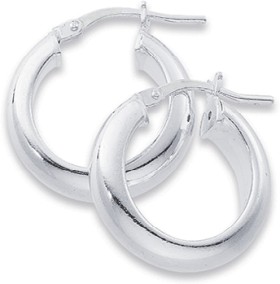 Sterling-Silver-12mm-Half-Round-Tube-Hoop-Earrings on sale