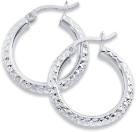 Sterling+Silver+Hoop+Earrings