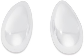 Sterling-Silver-Large-Puff-Waterdrop-Studs on sale