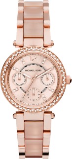 Michael+Kors+Rose+Tone+Mini+Parker+Ladies+Watch+MK6110