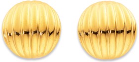 9ct-Ridged-Dome-Leverback-Earrings on sale