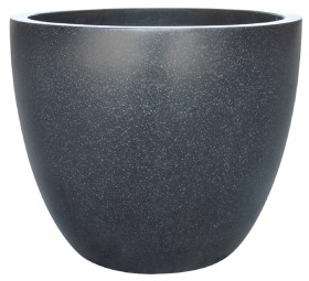 Northcote-Pottery-38cm-x-32cm-Medium-Terrazzo-Egg-Pot-in-Black on sale