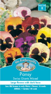 Mr-Fothergills-Swiss-Giants-Mixed-Pansy-Seeds on sale