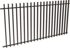 Protectoral-Radiator-2400mm-x-1200mm-Aluminium-Pool-Fence-Panel-in-Black on sale