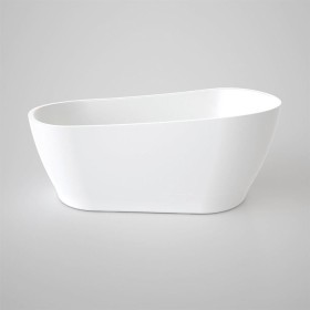 Caroma+%26lsquo%3BBlanc%26rsquo%3B+1700mm+x+850mm+x+680mm+Freestanding+Bath+in+White