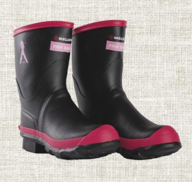 Skellerup-Pink-Band-WomenYouth-Gumboots on sale