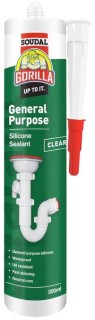 Gorilla+General+Purpose+Silicone+Sealant+in+Clear+300ml