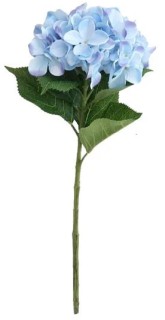 Un-Real+65cm+Blue+Hydrangea+Artificial+Flower