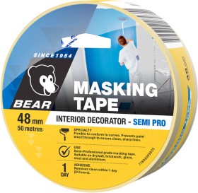 Bear+48mm+Interior+Decorator+Masking+Tape+50m