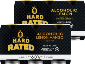 Hard+Rated+Range+6%25+6+x+330ml+Cans