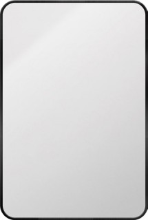 Astin+Sinclair+Rectangular+Mirror+With+Curved+Edges+Black