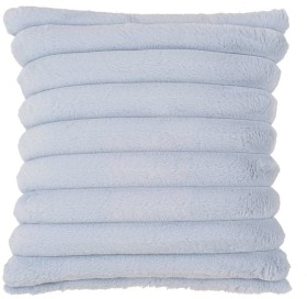 Astin+Sinclair+45cm+x+45cm+Cloud+Blue+Faux+Fur+Rib+Cushion