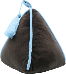 Astin+Sincliar+14+x+14+x+14cm+Brown+Velvet+Door+Stop