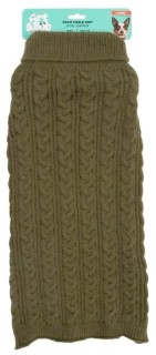Art-Bob-Large-Moss-Knitted-Dog-Jumper on sale