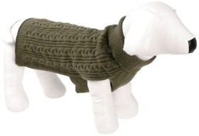 Art-Bob-Small-Moss-Knitted-Dog-Jumper on sale