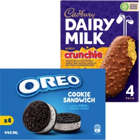 Cadbury-or-Oreo-Frozen-Dessert-4-6-Pack on sale