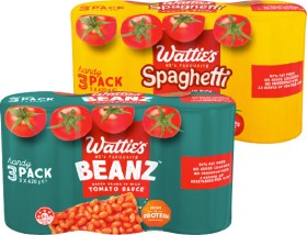 Wattie%26rsquo%3Bs+Baked+Beanz+or+Spaghetti+420g+3+Pack