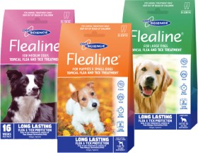 Pet-Science-Flealine-Dog-Flea-Treatment-2-Pack on sale