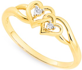 9ct%2C+Diamond+Heart+Swirl+Ring
