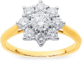 10ct-Element-Lab-Diamond-Ring on sale