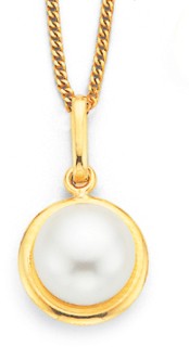 Freshwater-Pearl-Pendant-in-9ct-Yellow-Gold on sale