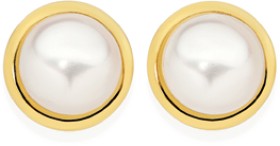 9ct-Freshwater-Pearl-Studs on sale