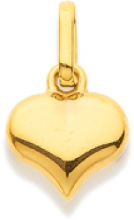 9ct-8mm-Heart-Charm on sale
