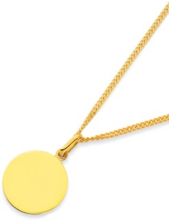 9ct-12mm-Round-Engravable-Disc-Pendant on sale
