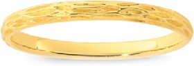 9ct+Textured+Band
