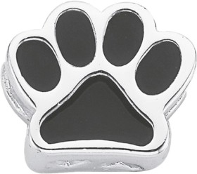 Sterling+Silver+Paw+Print+Charm