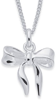 Bow-Pendant-in-Sterling-Silver on sale