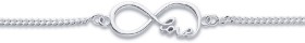 Sterling-Silver-Infinity-Love-Bracelet on sale