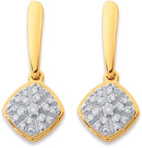 9ct-Diamond-Earrings on sale