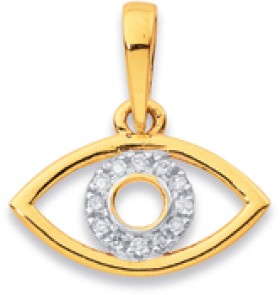 9ct-Diamond-Mini-Evil-Eye-Pendant on sale