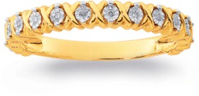 9ct-Diamond-Band on sale