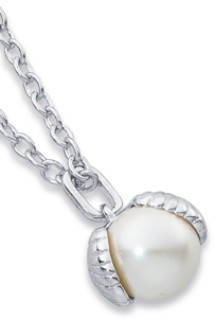 Sterling-Silver-Freshwater-Pearl-Shell-Pendant-with-Silver-Enhancement on sale