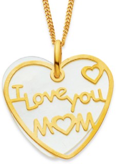 9ct+%26%23039%3BI+Love+You+Mum%26%23039%3B+Pendant