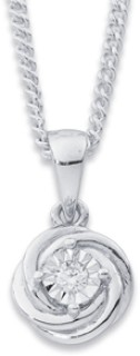 Sterling-Silver-Lab-Diamond-Pendant on sale