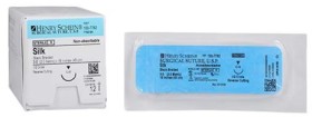 Henry+Schein+Silk+Sutures+Sterile+Non-Absorbable+45cm+Box+12