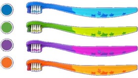 NEW+Henry+Schein+Easy-Grip+Toothbrush+Child+3-5yrs+72pk