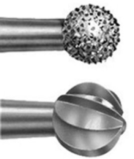 Komet+Round+Bone+Cutters+5pk+%2845mm+Straight+Extraction+Burs%29