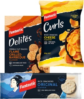 Fantastic+Rice+Crackers%2C+Delites+Rice+Snacks+100g+or+Delites+Curls+80g