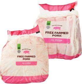Woolworths-Free-Farmed-Pork-Leg-or-Shoulder-Roast-Boneless on sale
